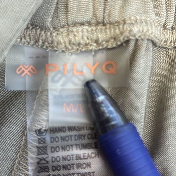 PilyQ Olive Joanne Jumpsuit Swim Cover-up Open Leg Slit Back V-Neck One Piece L - Picture 11 of 11